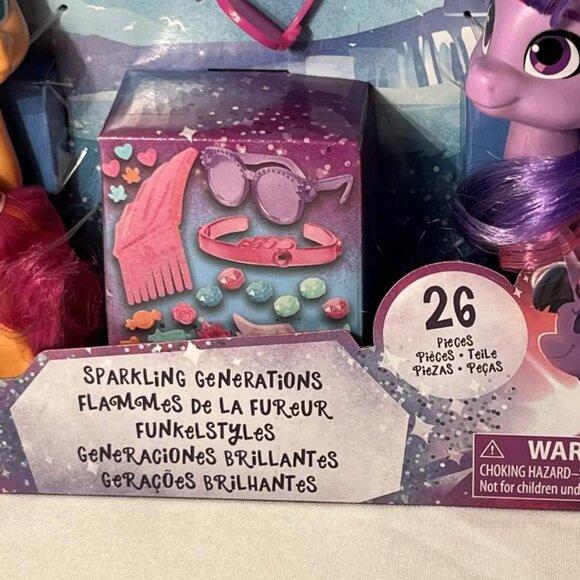 My Little Pony A New Generation, Sparkling Generations 2-Pack, 6-Inch Figures - Picture 2 of 5